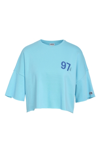 Noisy May NMASTON S/S OVERSIZED SWEAT TEE JRS: