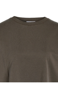 Noisy May NMALANI BOXY CROPPED TOP JRS NOOS chocolate brown/washed