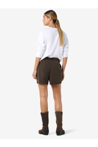 Noisy May NMALANI STRING SHORTS NOOS chocolate brown/washed