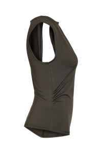 Noisy May NMVIKKA TOP S/L GATHERING TOP JRS chocolate brown