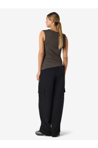 Noisy May NMVIKKA TOP S/L GATHERING TOP JRS chocolate brown