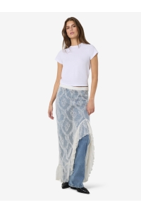Noisy May NMLUCIA NW LONG SKIRT JRS cloud dancer