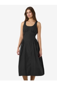 Noisy May NMASTA STRAP MIDI DRESS WVN black