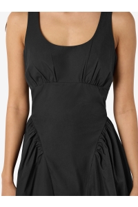 Noisy May NMASTA STRAP MIDI DRESS WVN black