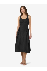 Noisy May NMASTA STRAP MIDI DRESS WVN black