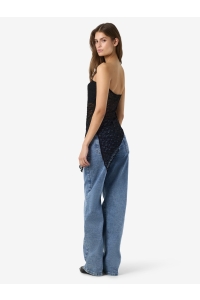 Noisy May NMLACEY S/L BANDEAU TOP JRS black