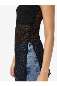 Noisy May NMLACEY S/L BANDEAU TOP JRS black