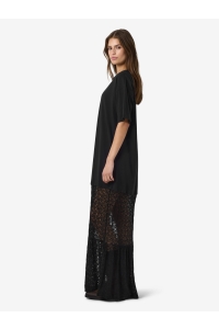 Noisy May NMMILLY S/S MAXI LACE MIX DRESS JRS black