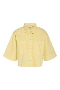 Noisy May NMOREGON ALVA 2-4 CROPPED SHIRT COL: french vanilla