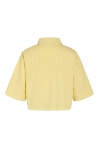 Noisy May NMOREGON ALVA 2-4 CROPPED SHIRT COL: french vanilla