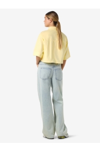 Noisy May NMOREGON ALVA 2-4 CROPPED SHIRT COL: french vanilla