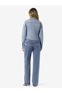 Noisy May NMGINA BERRY LS FIT SHIRT AZ236LB light blue denim