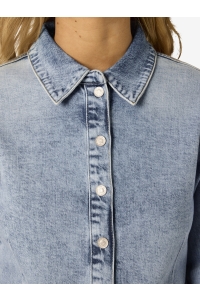 Noisy May NMGINA BERRY LS FIT SHIRT AZ236LB light blue denim