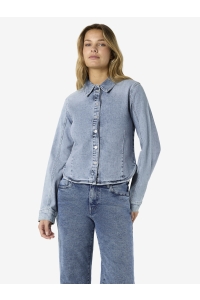Noisy May NMGINA BERRY LS FIT SHIRT AZ236LB light blue denim