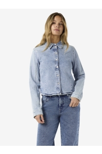 Noisy May NMGINA BERRY LS FIT SHIRT AZ236LB light blue denim