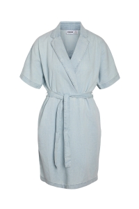 Noisy May NMOREGON VERONA SS SHORT DRESS BS03: light blue denim