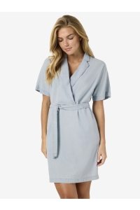 Noisy May NMOREGON VERONA SS SHORT DRESS BS03: light blue denim