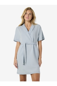 Noisy May NMOREGON VERONA SS SHORT DRESS BS03: light blue denim