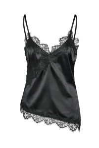 Noisy May NMSOFIE S/L SATIN TOP black