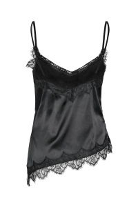 Noisy May NMSOFIE S/L SATIN TOP black