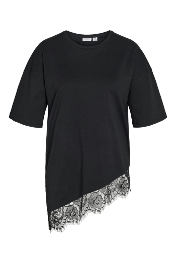 Noisy May NMEASY LACE DETAIL S/S T-SHIRT NOOS: