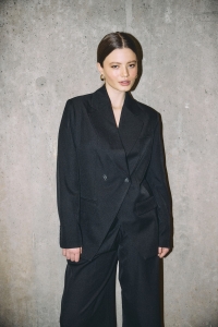Noisy May NMOLGA L/S FITTED BLAZER TLR black