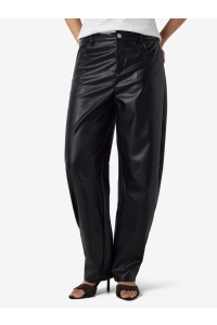 Noisy May NMRANDY MW COATED BARREL PANT black