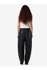 Noisy May NMRANDY MW COATED BARREL PANT black