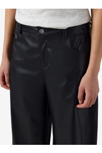 Noisy May NMRANDY MW COATED BARREL PANT black