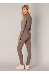 Base Level Ornika Pant dark taupe