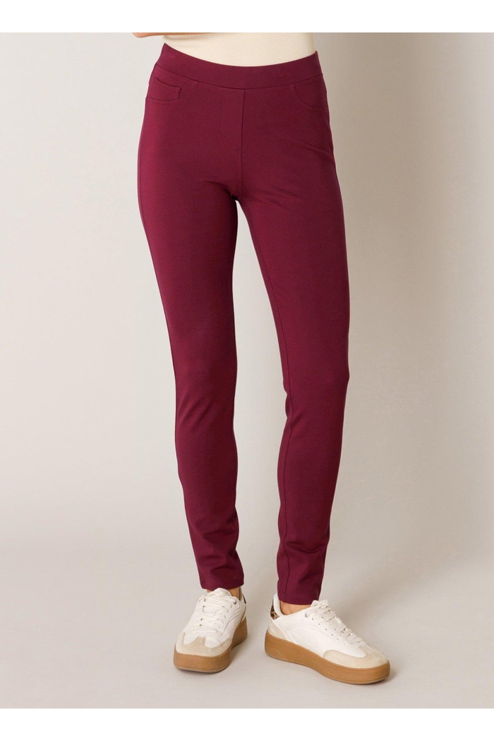Base Level Ornika Pant wine red