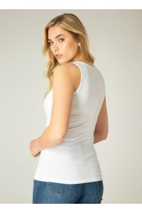 Base Level Yippie Top white