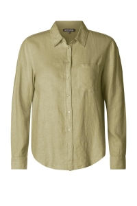 Base Level Yael Blouse soft army
