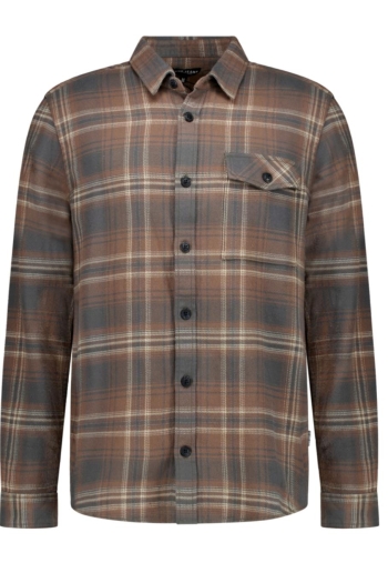 Cars CORZEZ Check Shirt Brown