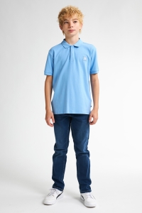 Petrol Industries Boys Polo Short Sleeve cool blue