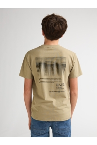 Petrol Industries Boys T-Shirt SS Classic Print light tan