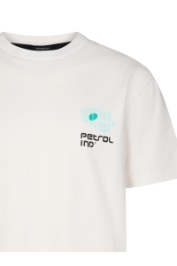 Petrol Industries Boys T-Shirt SS Classic Print bright white