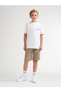Petrol Industries Boys T-Shirt SS Classic Print bright white