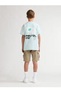 Petrol Industries Boys T-Shirt SS Classic Print cool mint