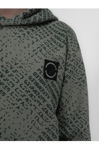 Petrol Industries Boys Sweater Hooded AOP dark sage