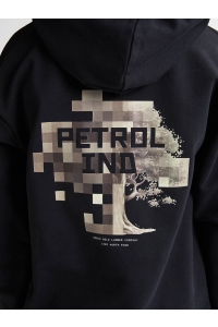 Petrol Industries Boys Sweater Hooded Print deep black