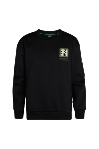 Petrol Industries Boys Sweater Round Neck Print deep black