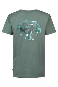 Petrol Industries Boys T-Shirt SS Classic Print green smoke