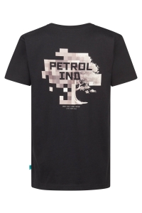 Petrol Industries Boys T-Shirt SS Classic Print deep black