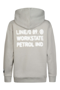 Petrol Industries Boys Sweater Hooded Print ice grey