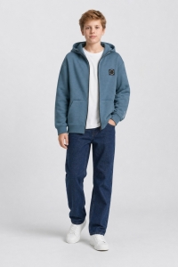 Petrol Industries Boys Sweater Hooded Zip storm blue
