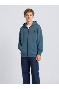 Petrol Industries Boys Sweater Hooded Zip storm blue