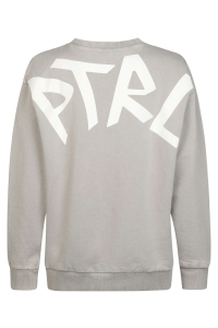 Petrol Industries Boys Sweater Round Neck Print ice grey