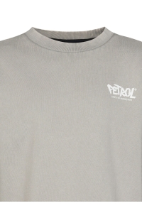 Petrol Industries Boys Sweater Round Neck Print ice grey