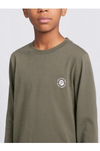 Petrol Industries Boys T-Shirt LS AOP beluga